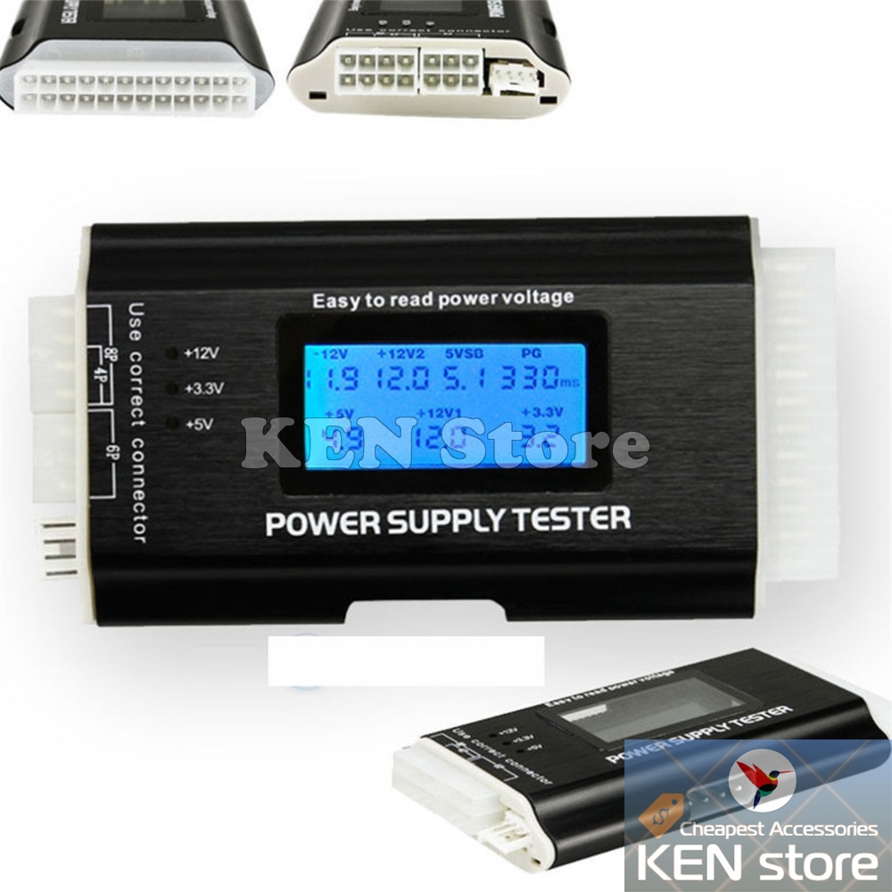 Bộ thử test nguồn máy tính (PSU) có màn hình led