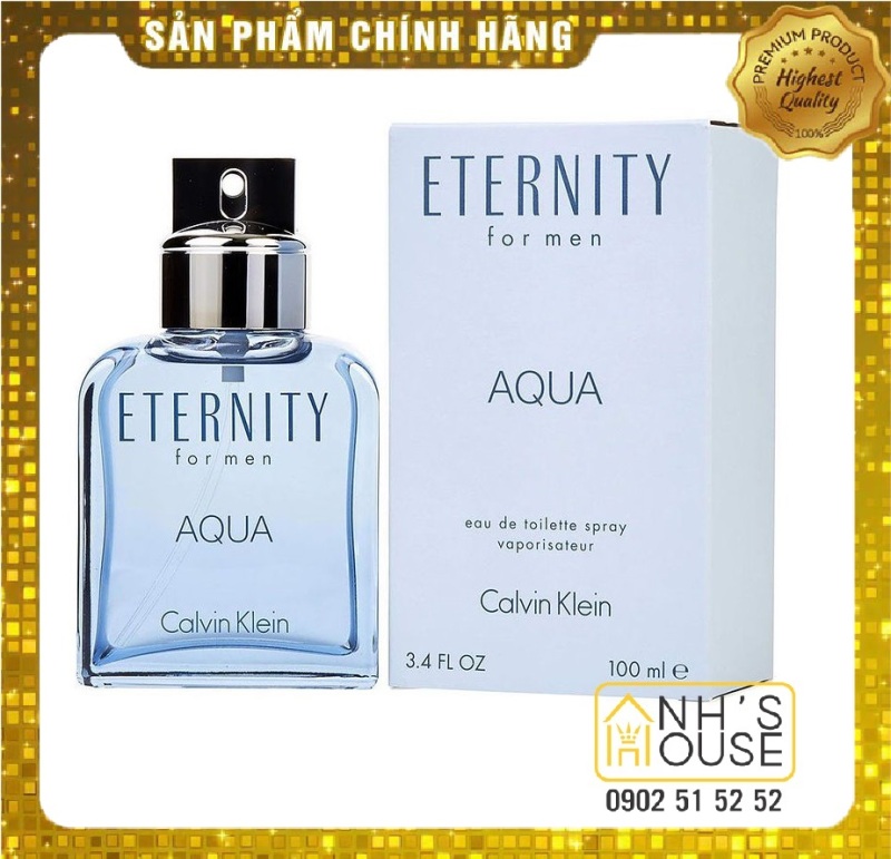 Nước Hoa Nam CK Eternity Aqua Eau De Toilette Tester 5ml/10ml/20ml