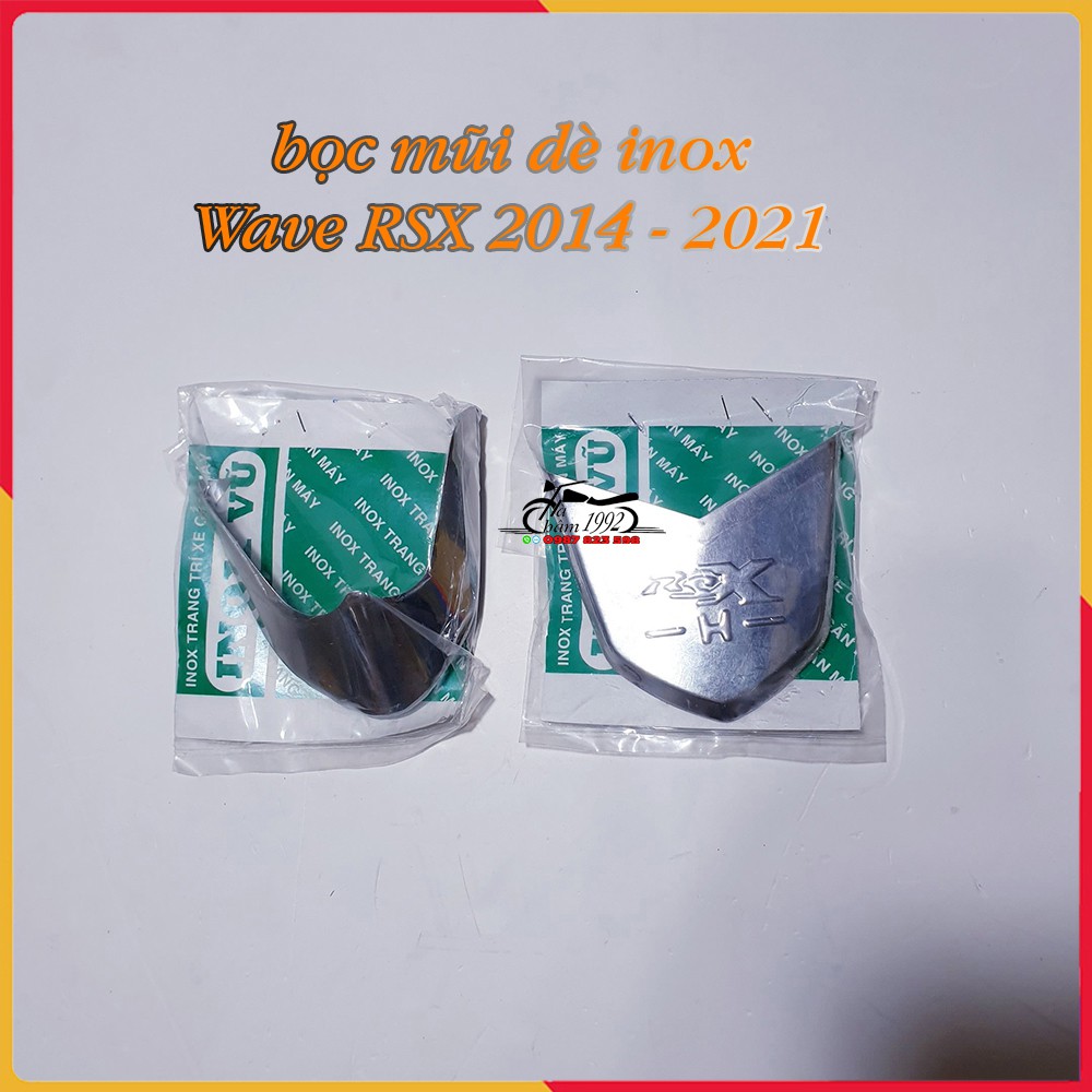 Bọc Mũi Dè iNox Wave Rsx 2014 - 2021 ( giá 1 cặp)