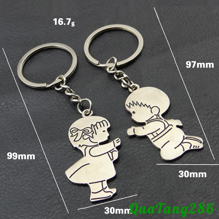 Móc chìa khóa đôi đẹp - móc khóa dễ thương
