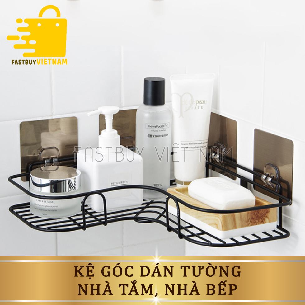 Kệ góc dán tường siêu dính trong nhà tắm ,nhà bếp siêu tiện dụng cho mọi gia đình trong việc tối ưu không gian nhà bếp cũng như nhà tắm để xếp gọn đồ đạc.