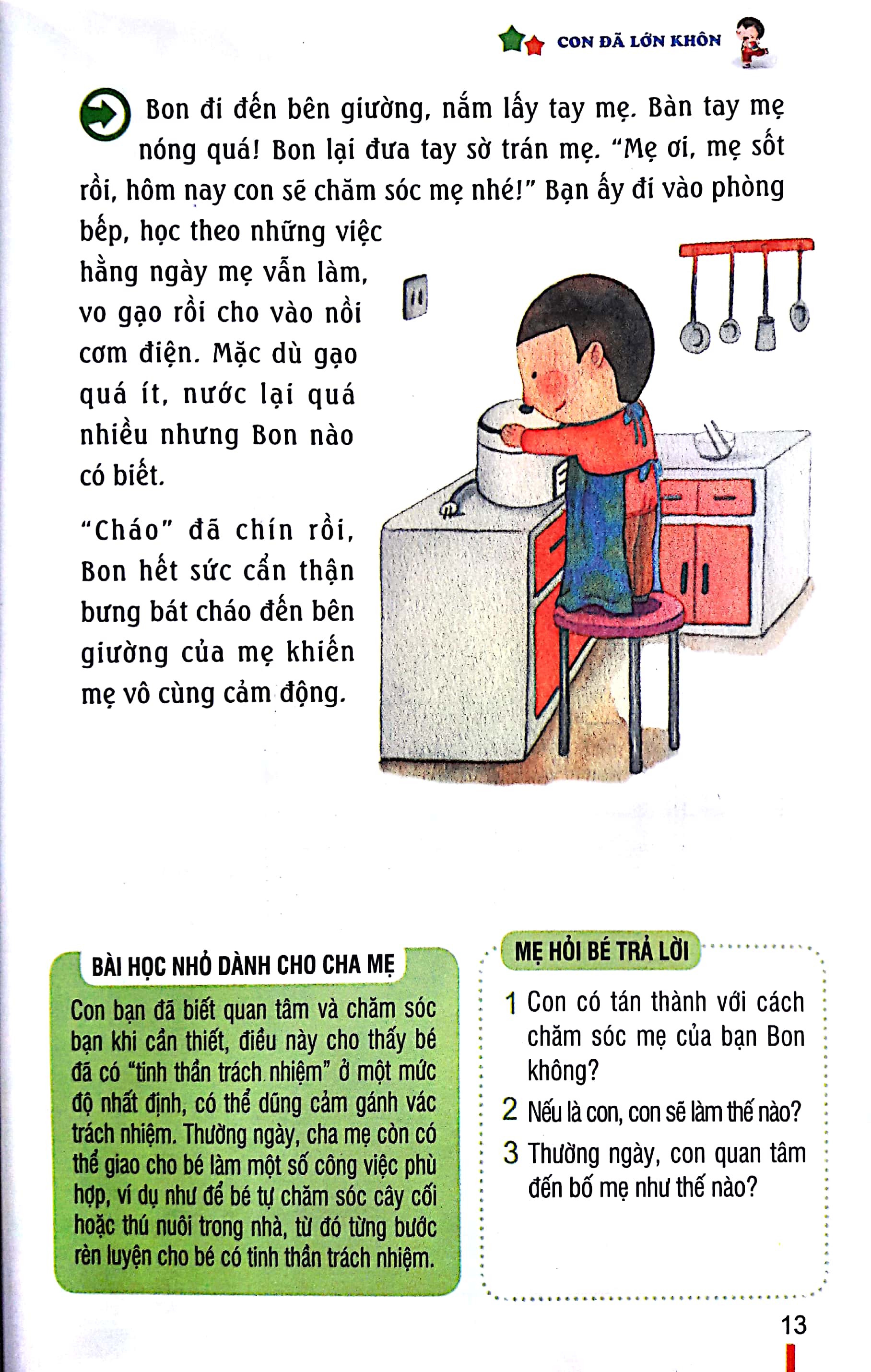 Fahasa - Con Là Cậu Bé Đáng Yêu - Con Đã Lớn Khôn