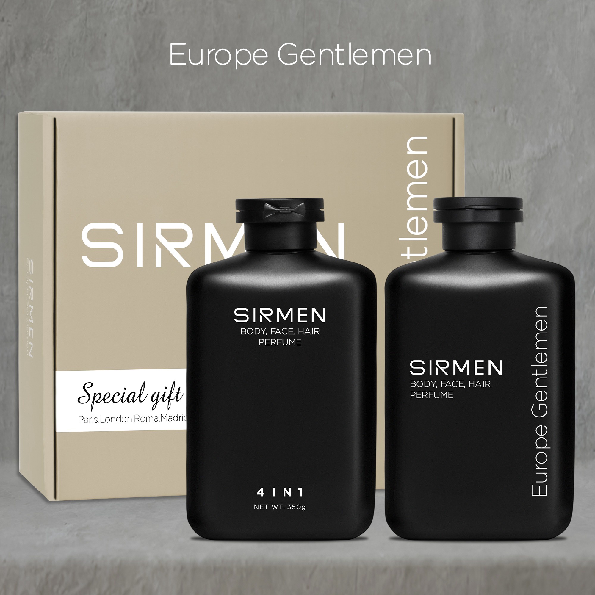 Combo 2 Sữa Tắm Gội Nam 4 In 1 - Sirmen