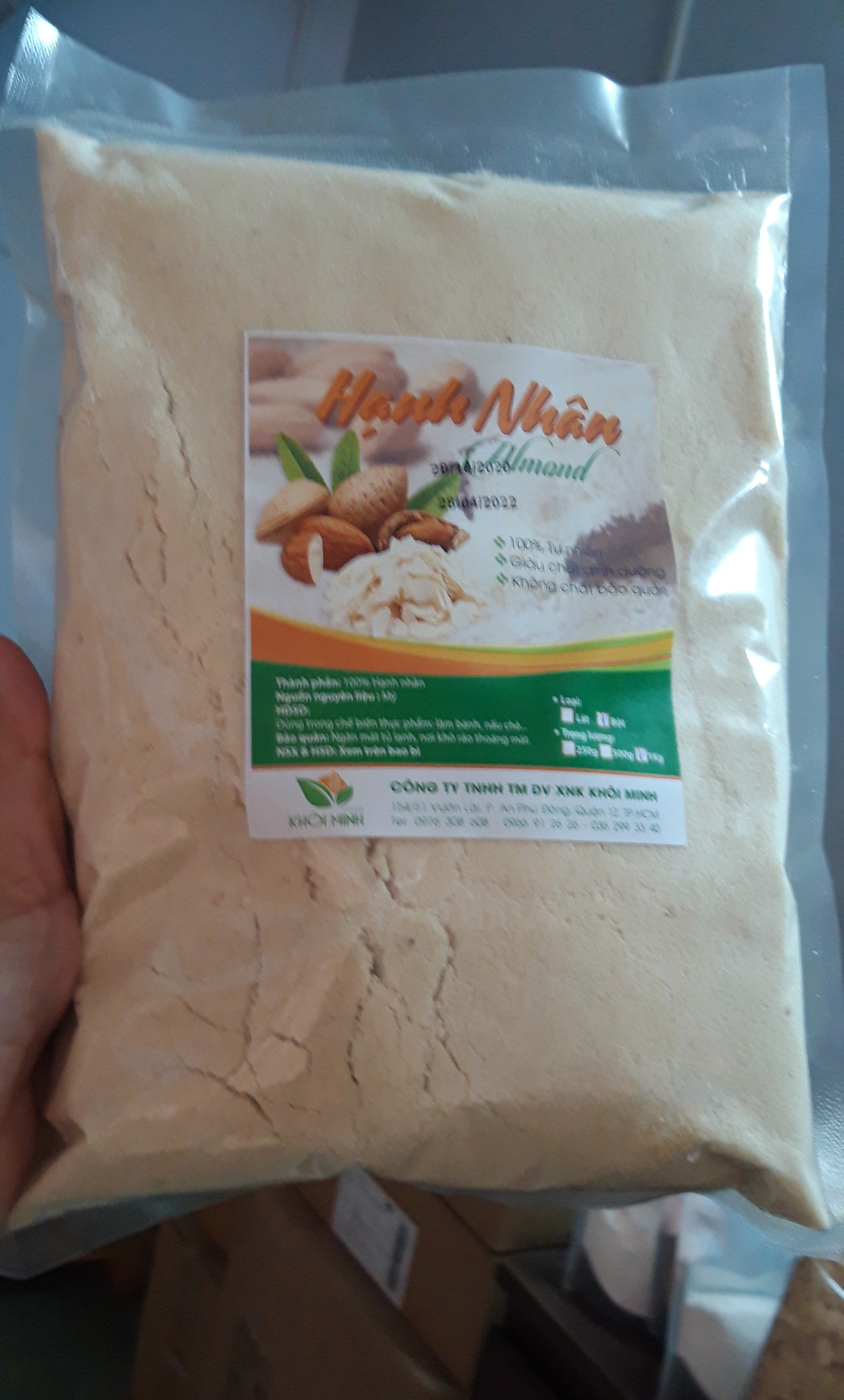 HẠNH NHÂN BỘT GÓI 1KG