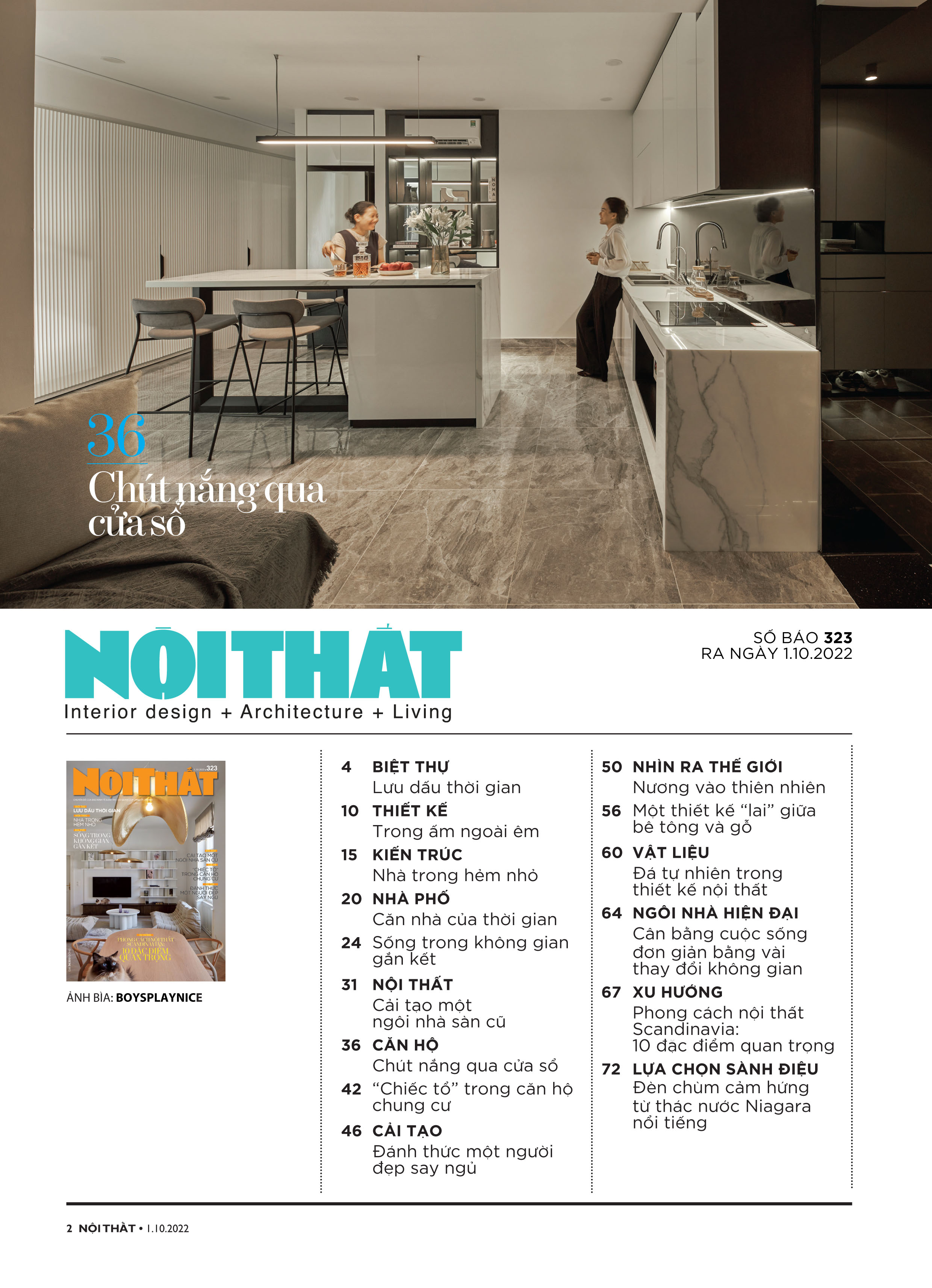 Tạp chí Nội Thất 323 (Tháng 10-2022)