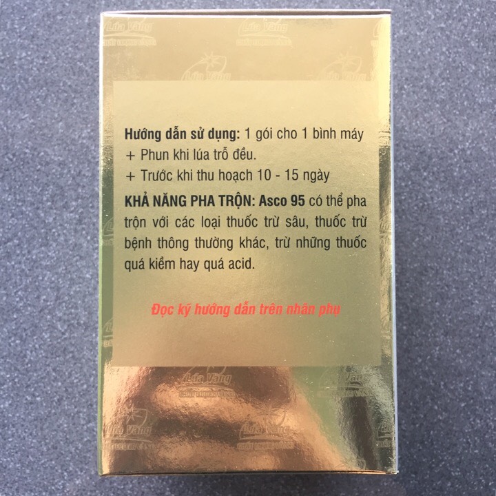 Phân Bón Lá Vô Gạo Lúa Vàng 19gr
