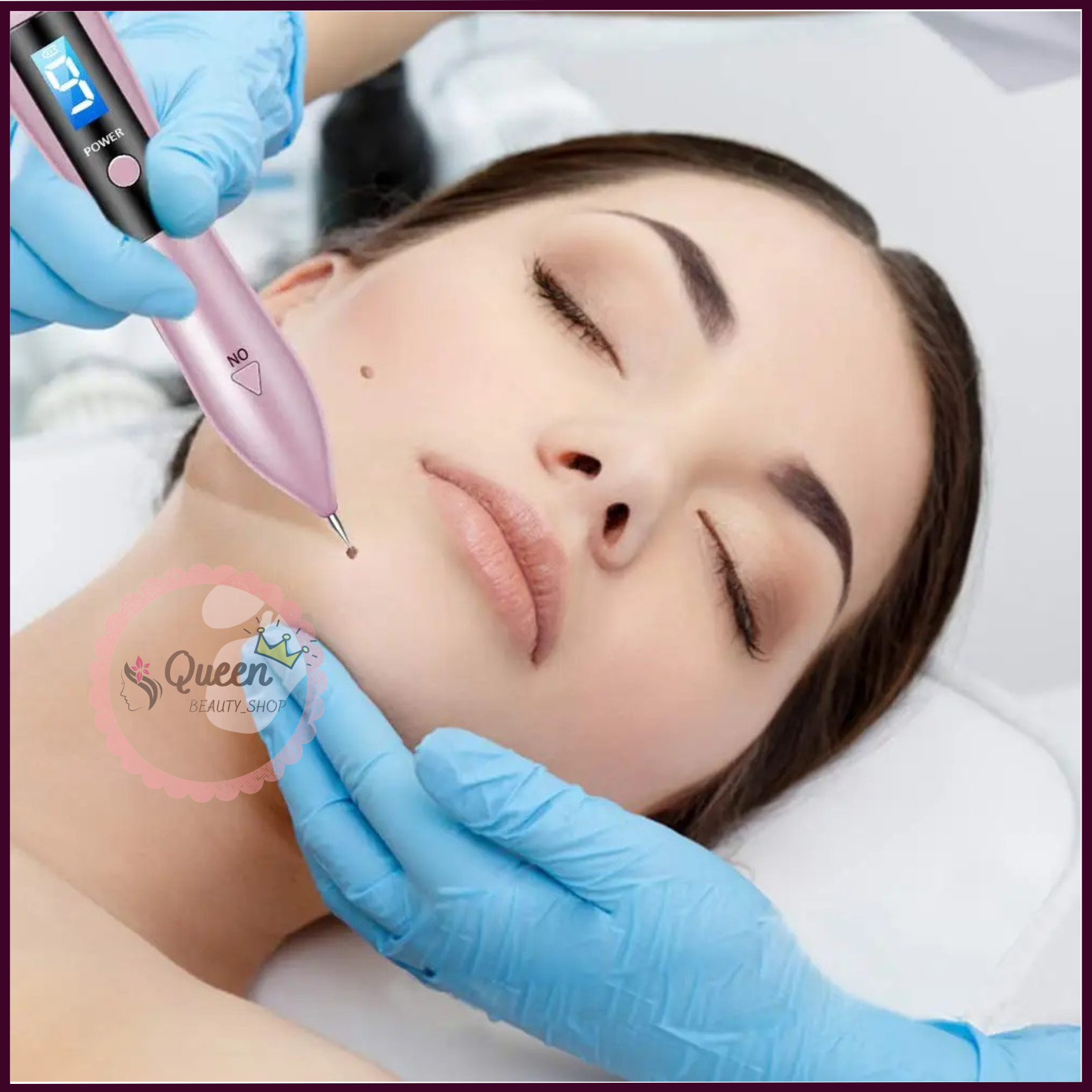 Máy đốt nốt ruồi Mini | Bút đốt nốt ruồi 9 cấp độ dùng trong Spa &TMV