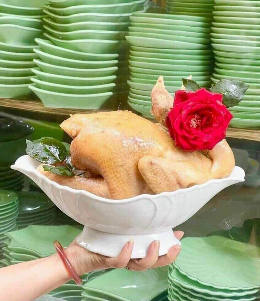 Bát thuyền đựng gà gốm sứ hàng hộp đẹp cao cấp