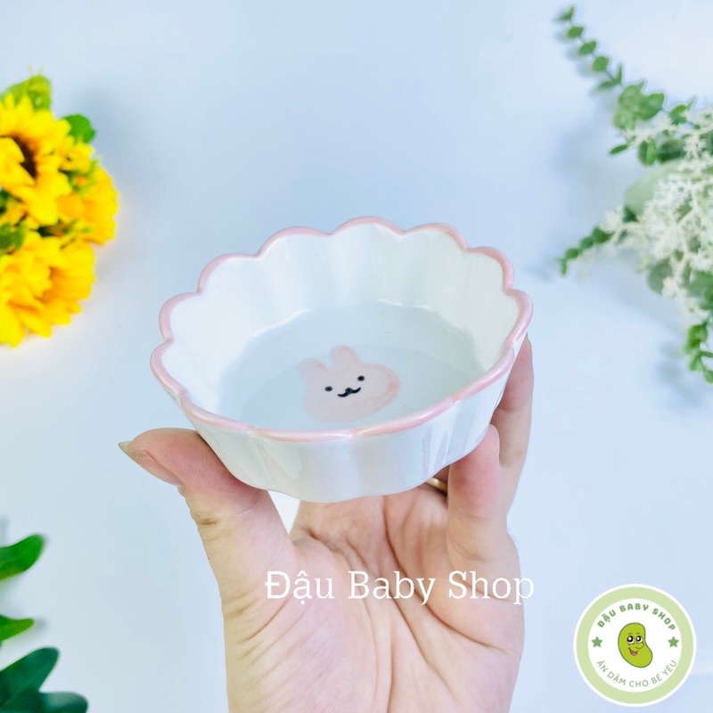 Bát ăn dặm gốm sứ mini, bát ăn dặm kiểu Nhật cho bé