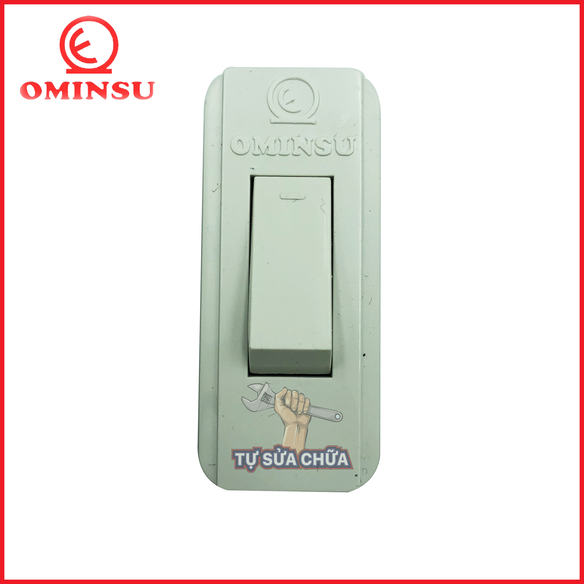 Công tắc quả nhót Ominsu QN1T loại cực đúc 5A-250V dễ đấu, lỗ đồng dẫn điện tốt, vỏ nhựa chống vỡ
