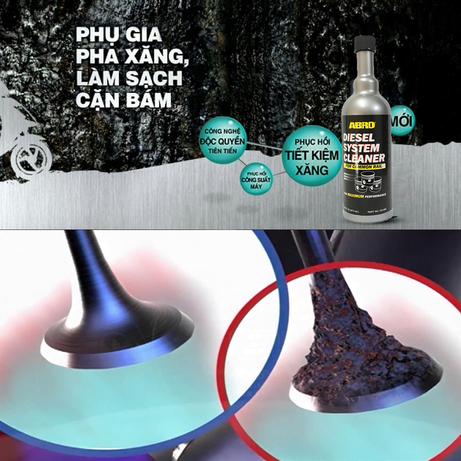 Phụ Gia Dầu Abro Diesel System Cleaner 473ml