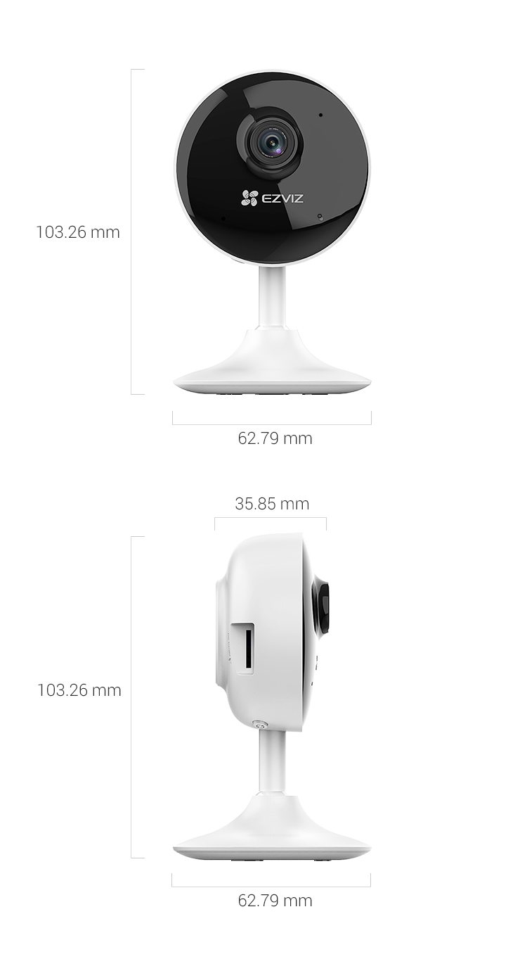 Camera Wifi 2MP (1080P) EZVIZ C1C - Trong nhà