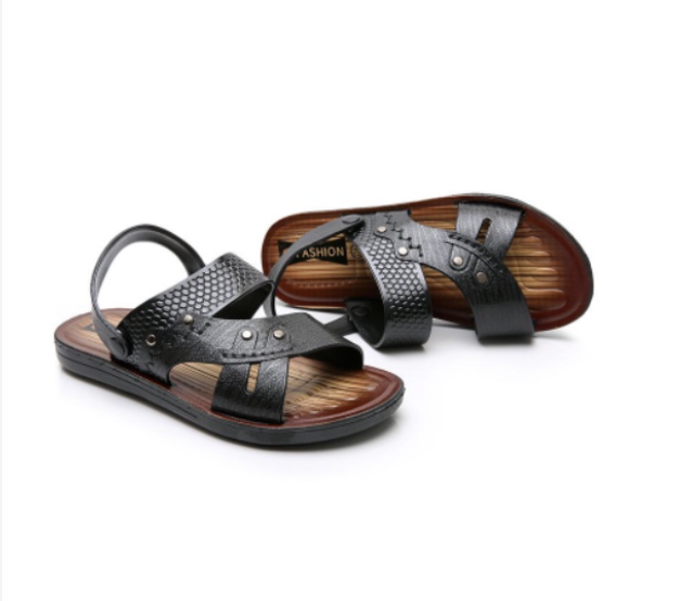 DÉP SANDAL NHỰA  GIẢ DA NAM(ĐẶT TĂNG LÊN 1 SIZE Ạ)