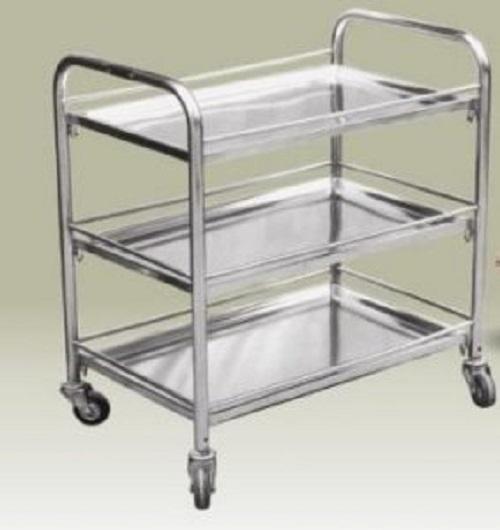 Xe tiêm 3 tầng inox 201