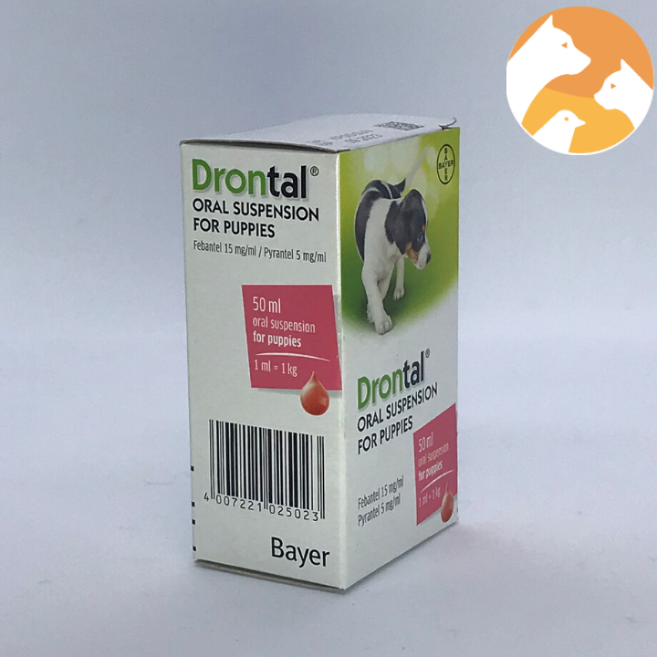 Drontal [50 ml] xổ giun nước dạng uống cho chó con