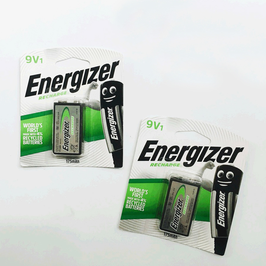4 Vỉ Pin sạc 9V Energizer 175mAh  (pin sạc vuông )