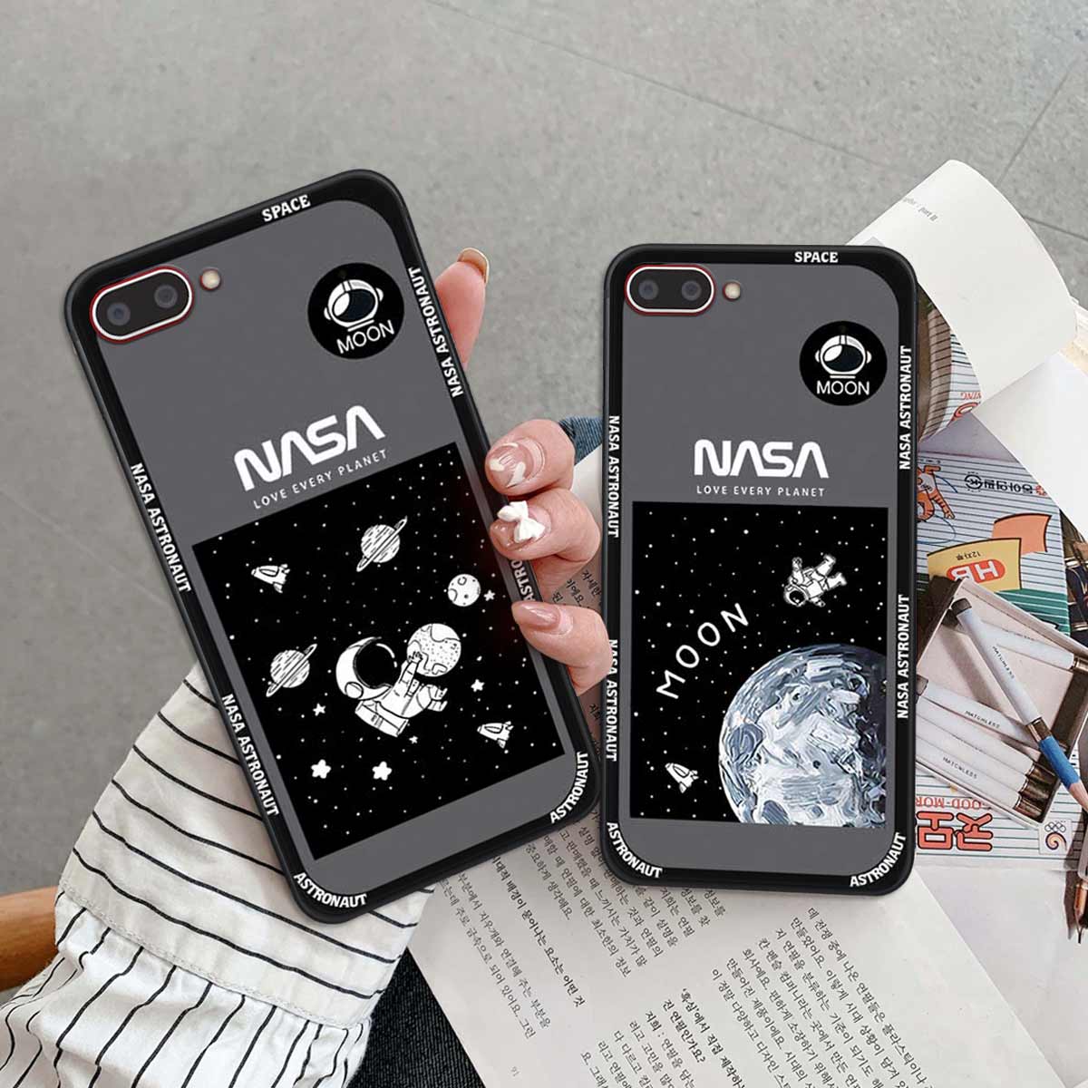 Ốp lưng điện thoại Oppo A3s / A1k hình trái tim, gấu bear, kaws, bape, họa tiết thời trang, ốp lưng rẻ bền đẹp