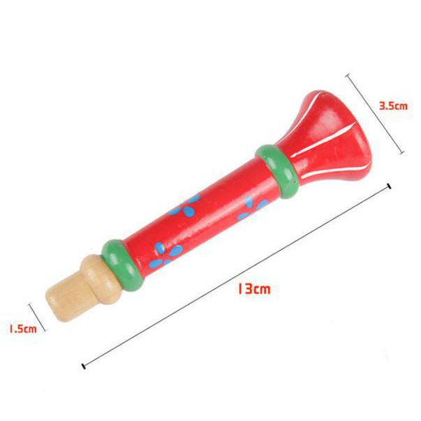 Đồ Chơi Nhạc Cụ Cho Bé Còi Gỗ Trẻ Em