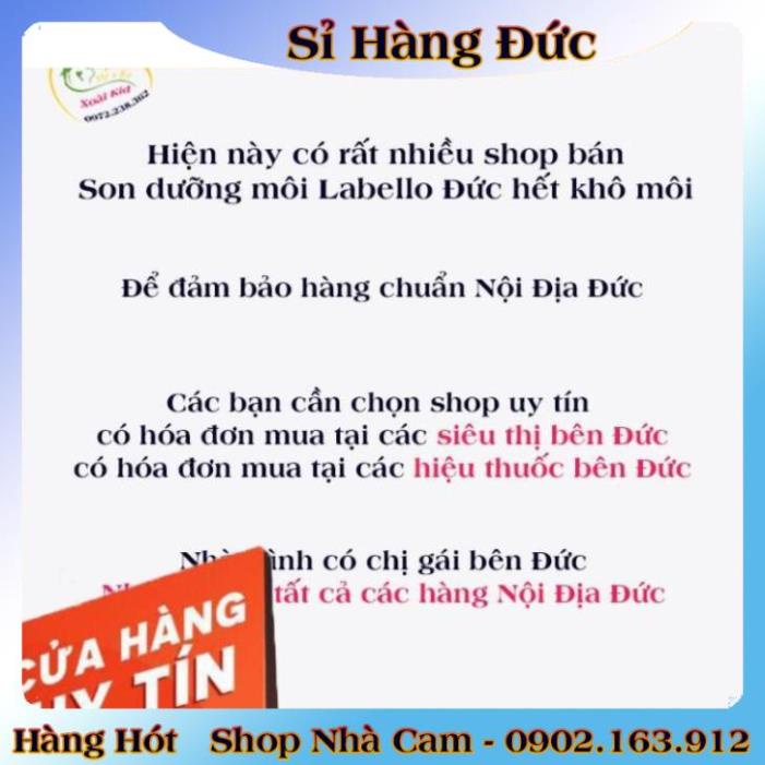 Son dưỡng môi căng mọng, mềm mịn Labello Đức [Hàng nội địa Đức Đủ Bill]
