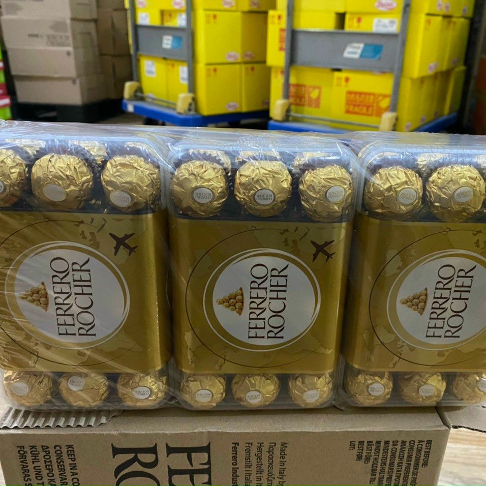 [Hộp 30 viên] Socola Ferrero Rocher Đức 375g - Date T4/2025