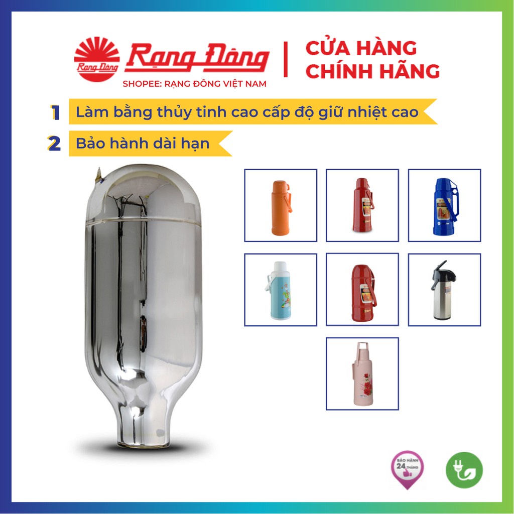 Ruột phích Rạng Đông 2 lít mã RF 2035 và RF 2045