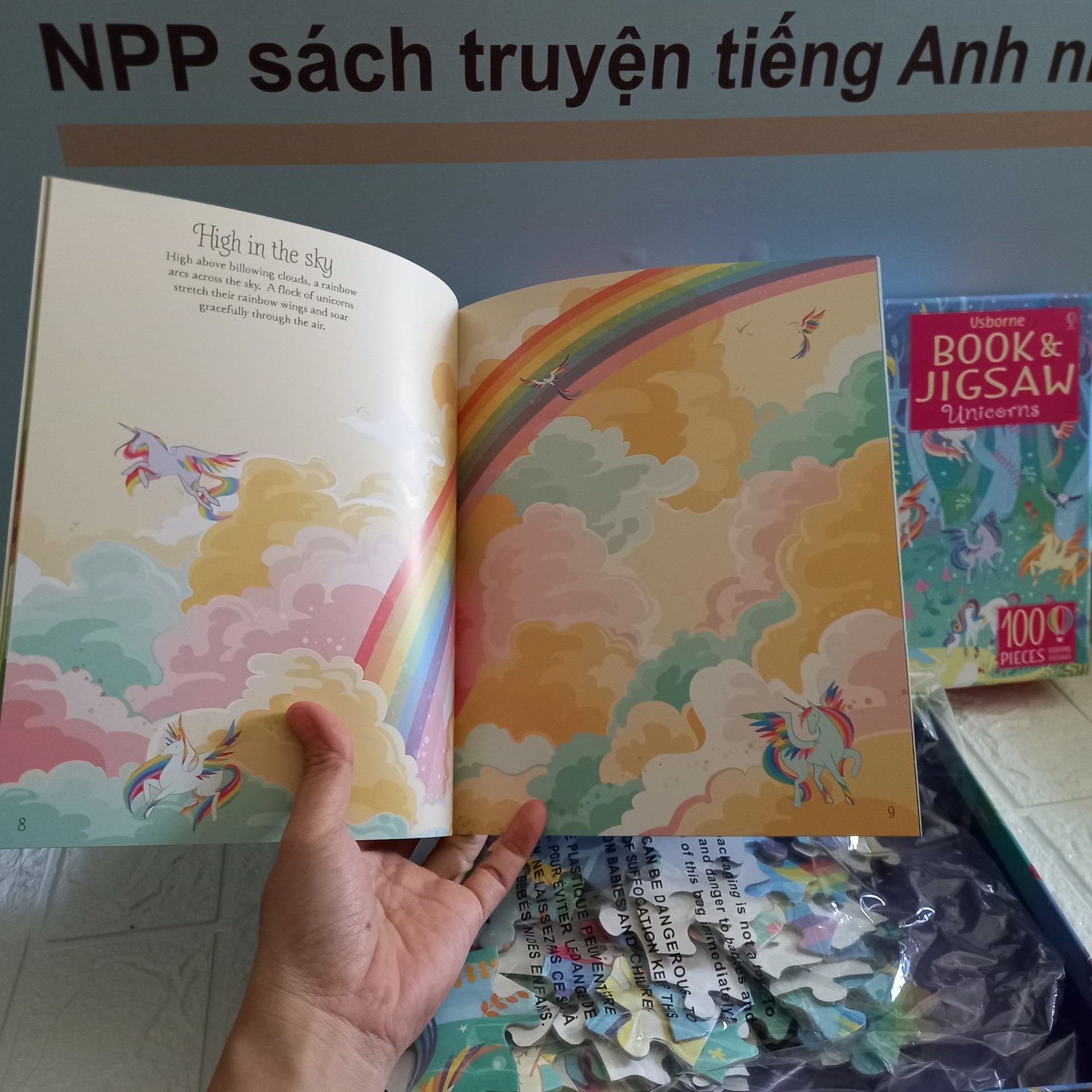 Usborne Book and Jigsaw Unicorns