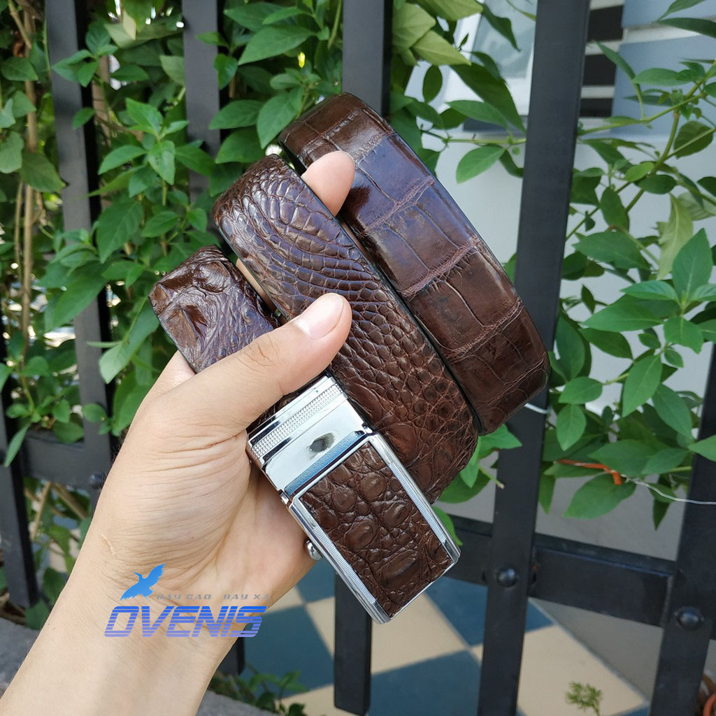 [FREE SHIP] Nịt Da Cá Sấu [DÂY LIỀN NGUYÊN CON] Gù Không Vây Rất Đẹp Và Dễ Sử Dụng!