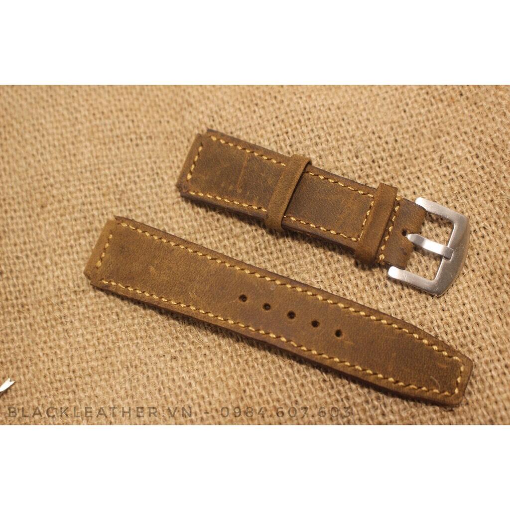 Dây da Casi_o Ae1200 - Da sáp ngựa Handmade (Tặng kèm khoá + cây thay dây )