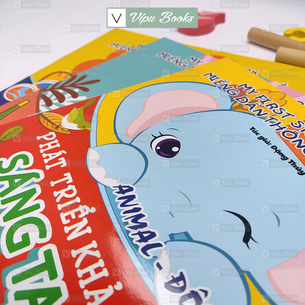 Sách - Miếng Dán Thông Minh Cho Bé - My First Sticker Book (Bộ 3 Cuốn)