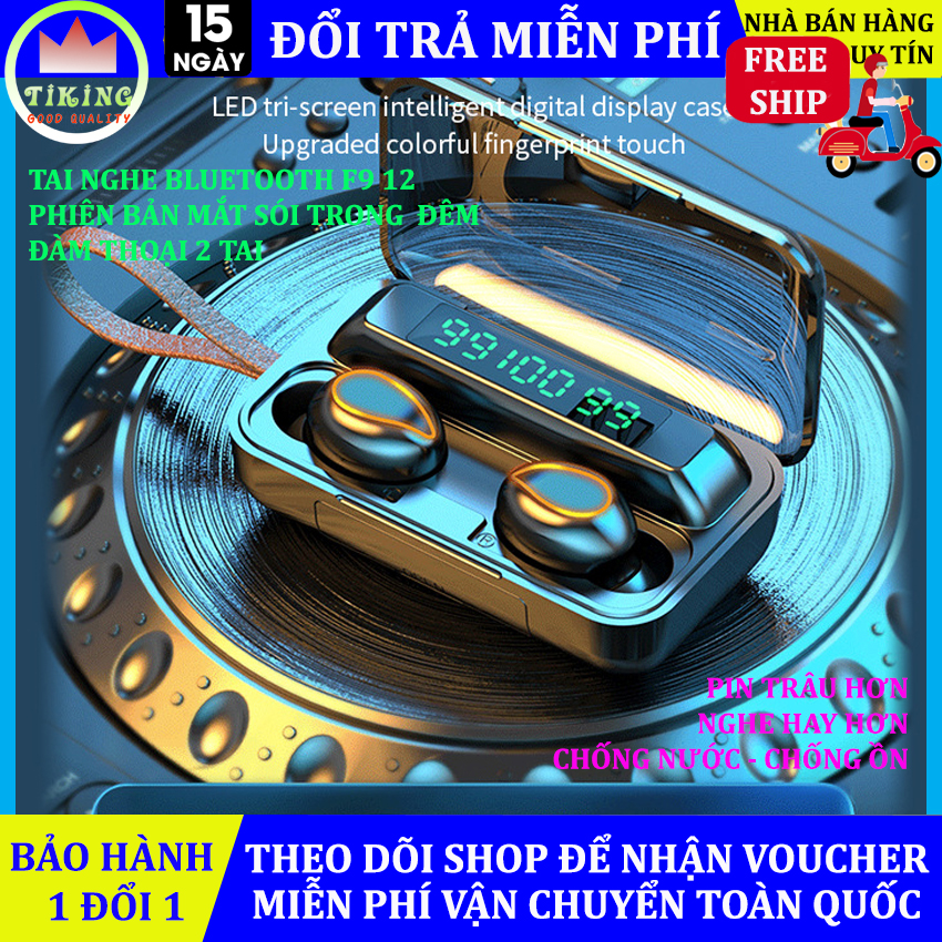 >> BÁO GIÁ TAI NGHE BLUETOOTH THẾ HỆ 12 PHIÊN BẢN PRO NÂNG CẤP HIỆN CỬA SỔ TỰ ĐỘNG KẾT NỐI , NÚT CẢM ỨNG, MICRO HD, GIẢM | Shopee Lazada Sendo Tiki mới nhất 182 Tai Nghe Bluetooth F9 12 Tai Nghe Không Dây F9 Pro Phiên Bản 2020 Kén Sạc Dung Lượng 2000 mAh Kiêm Sạc Dự Phòng Cho Điện Thoại Âm Thanh 8D Tương Thích Với Mọi Điện Thoại