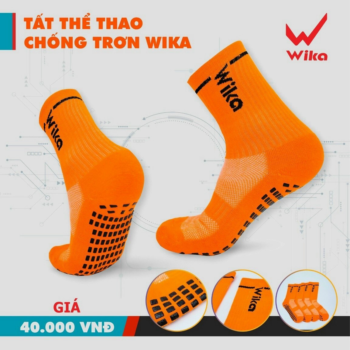 Tất Đá Bóng Phủi VNXK Cao cấp - chống trơn