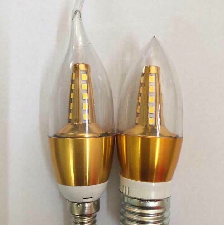 10 Bóng đèn Led nến 5w quả nhót đuôi E14 và E27