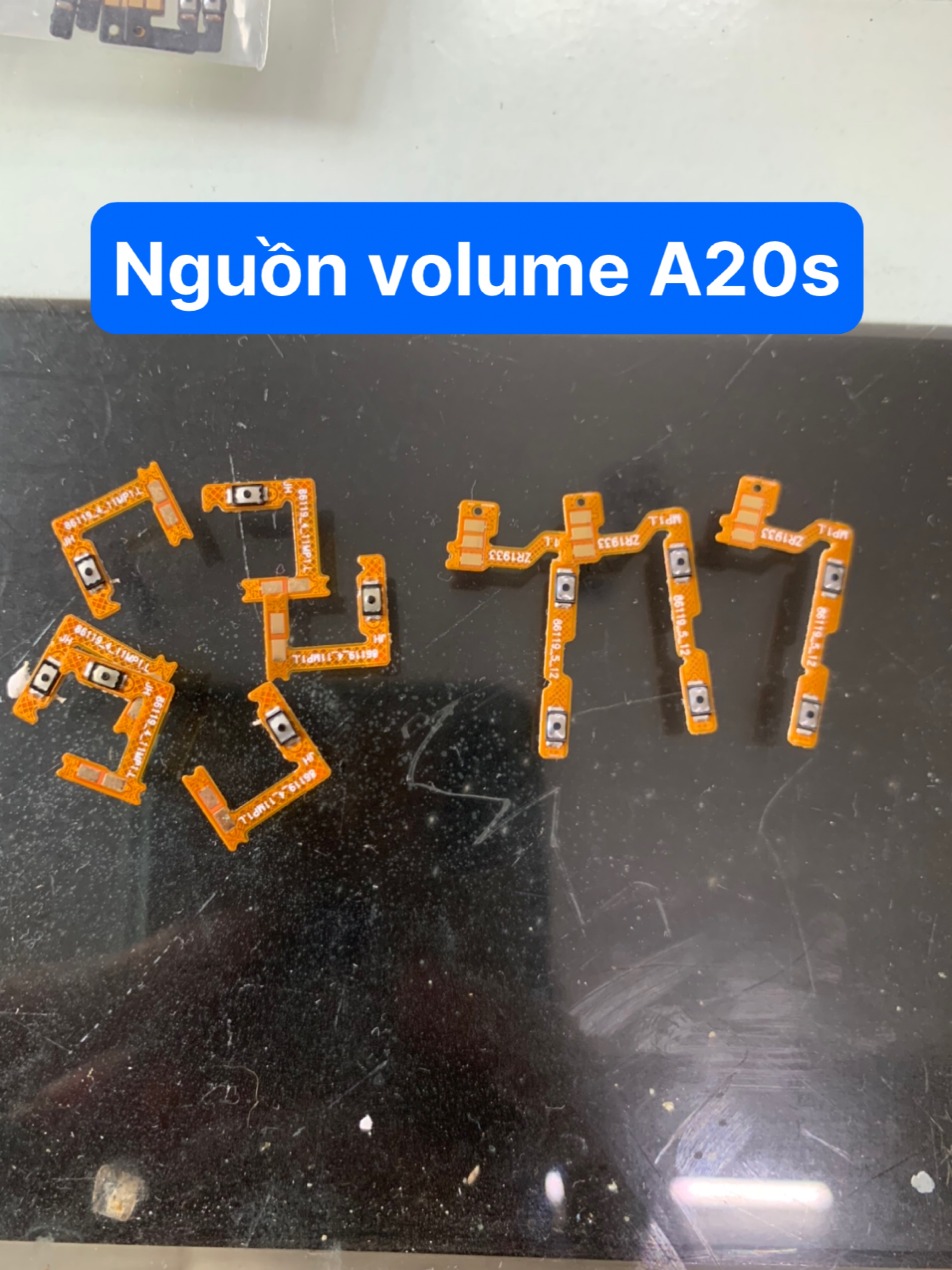 Cáp nguồn + volume/ âm lượng điện thoại sam sung a20s