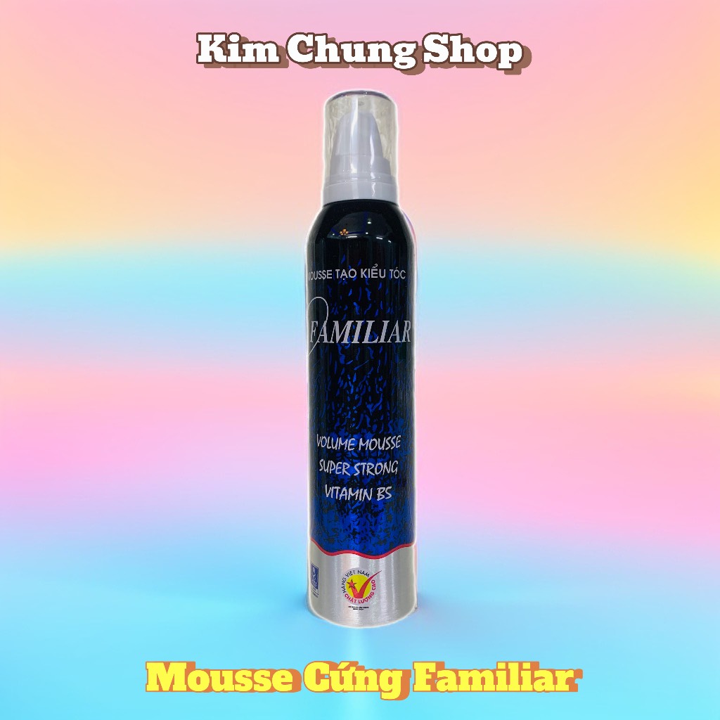 Mousse Tạo Kiểu Tóc FAMILIAR 250ml (Mus cứng/mềm)