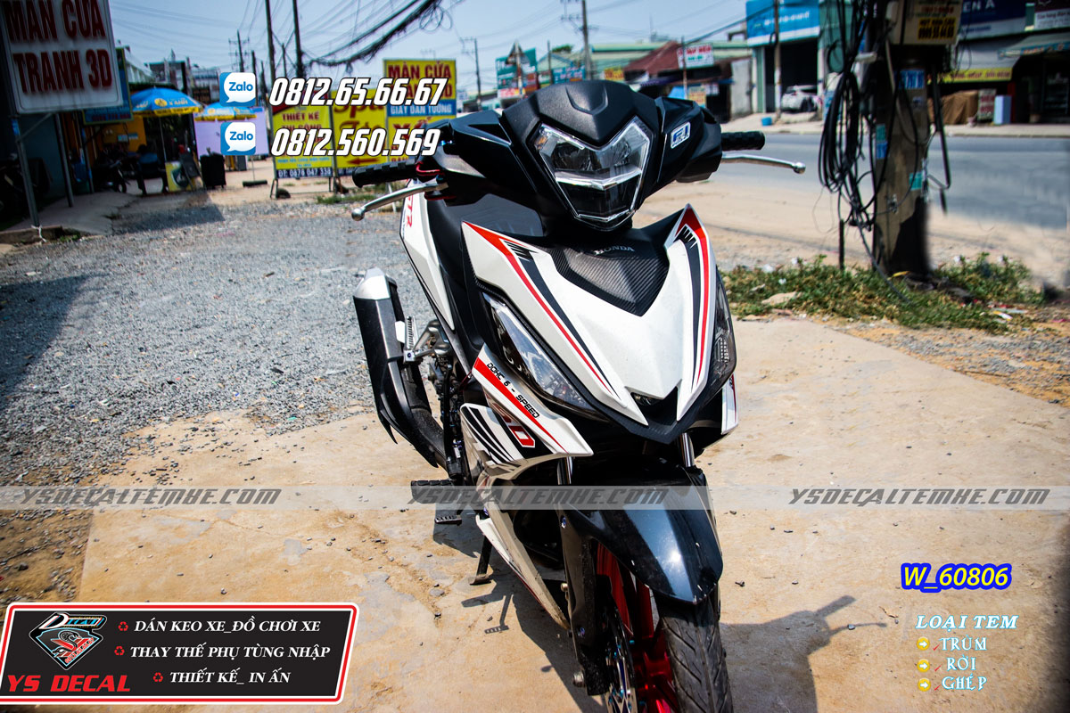 Tem rời Winner đỏ trắng