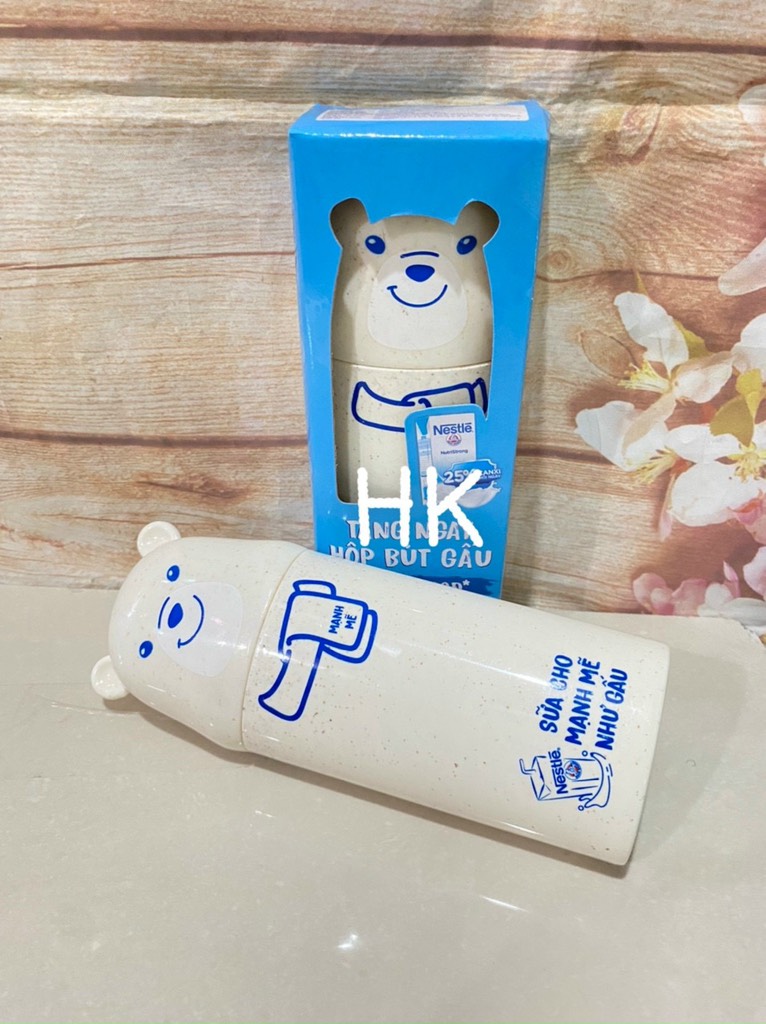 Hộp đựng bút nhựa lúa mạch hkm Nestle