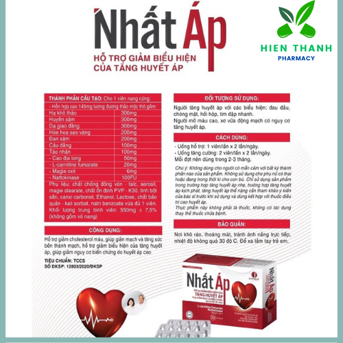 Viên Uống điều hoà huyết áp ƞhất áp