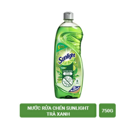 Nước Rửa Chén Sunlight Matcha Trà Nhật (750G/ Chai)