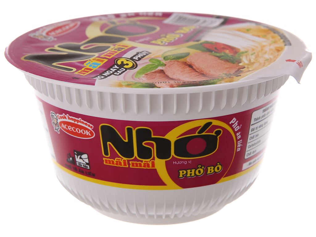 Phở bò nhớ mãi mãi tô 73g - bat muoi