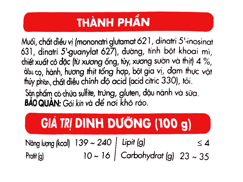 Hạt Nêm Vị Heo Aji-Ngon Gói 900gr