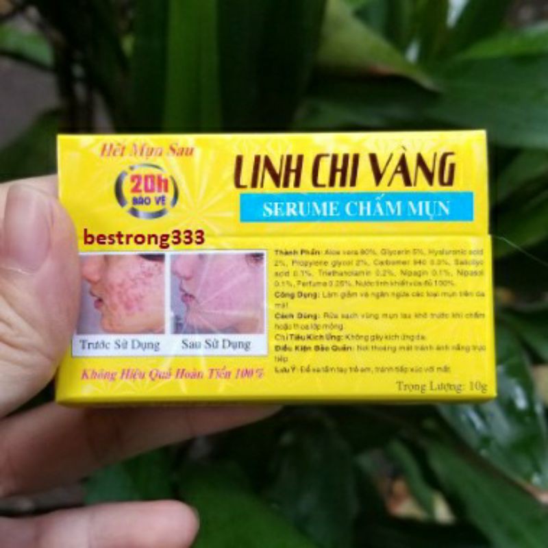 [HCM]Serum Chấm Mụn - Linh Chi Vàng