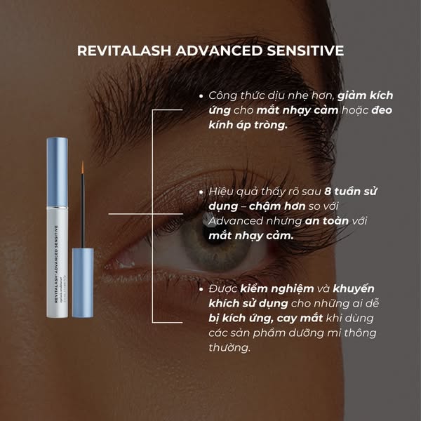 Serum dưỡng mi hỗ trợ làm dài mi Revitalash Advanced 3D