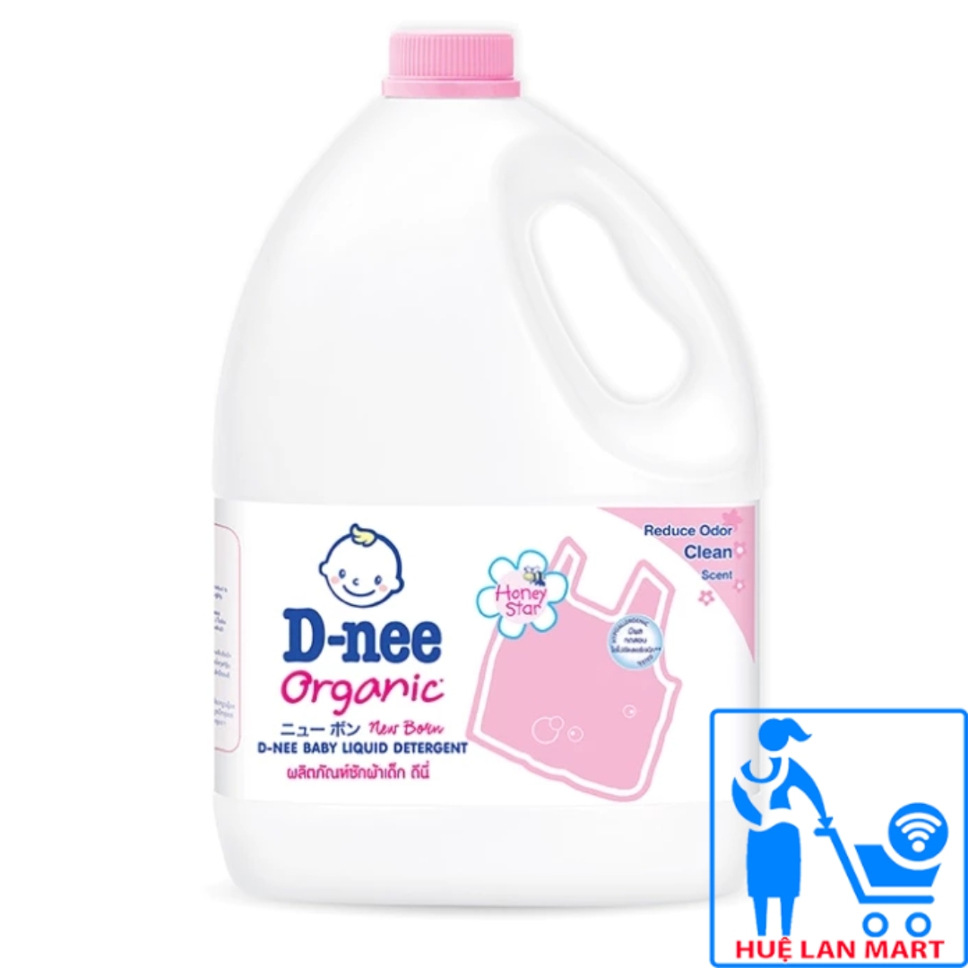 Nước Giặt Xả D-Nee Hồng Chai 3000Ml