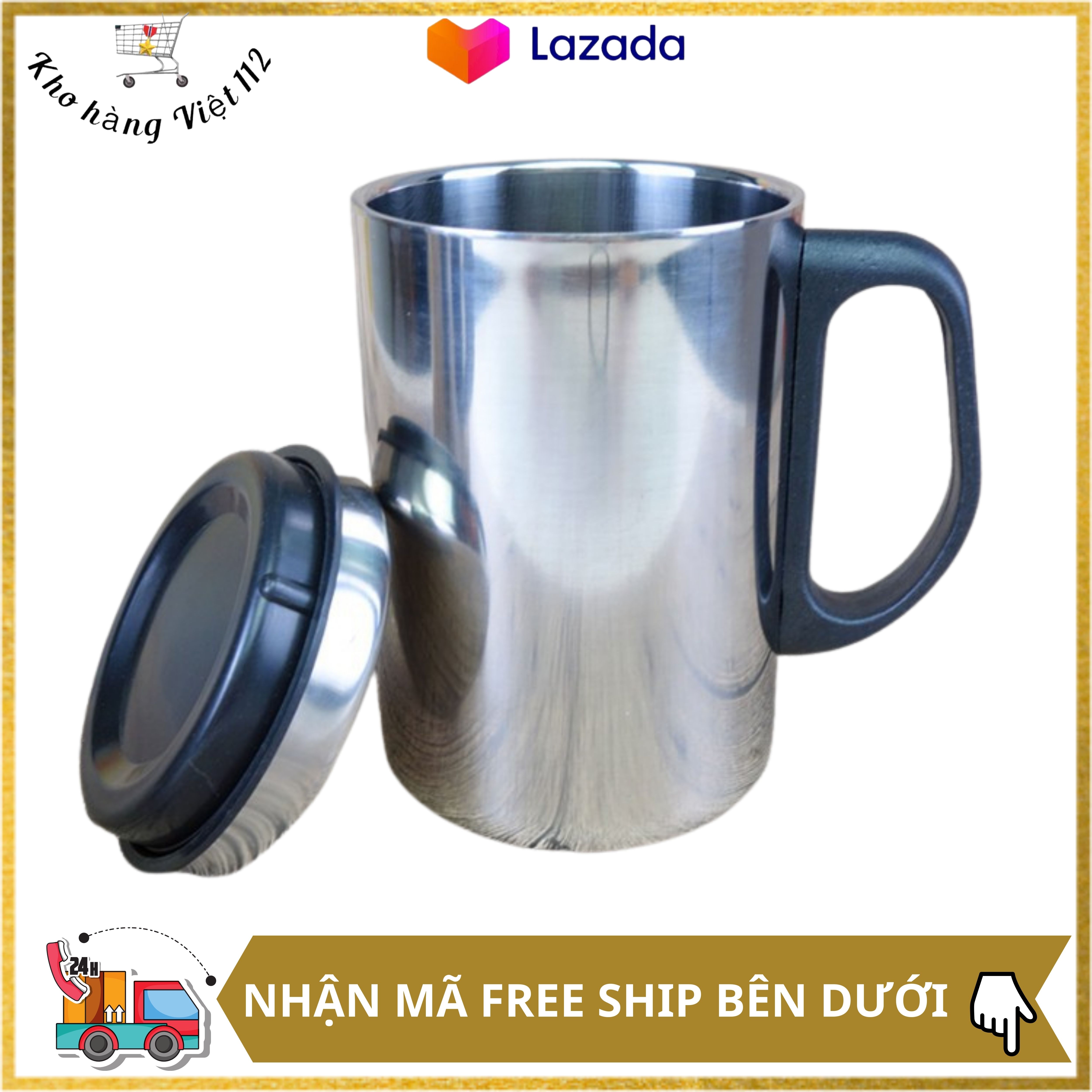 Ca 500ml heat preservation stainless steel, Cup heat preservation lid sealed 2 layer heat preservation