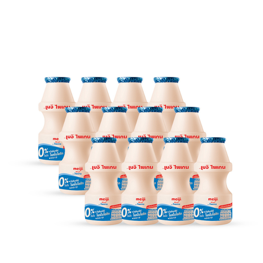 Giao HN+HCM Sữa Chua Uống Meiji Vị Nguyên Chất 100ML Lốc 4 Hộp
