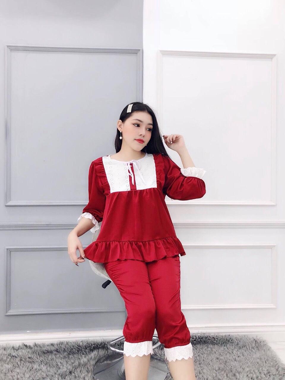 Sét bộ mặc nhà phi lụa -QH