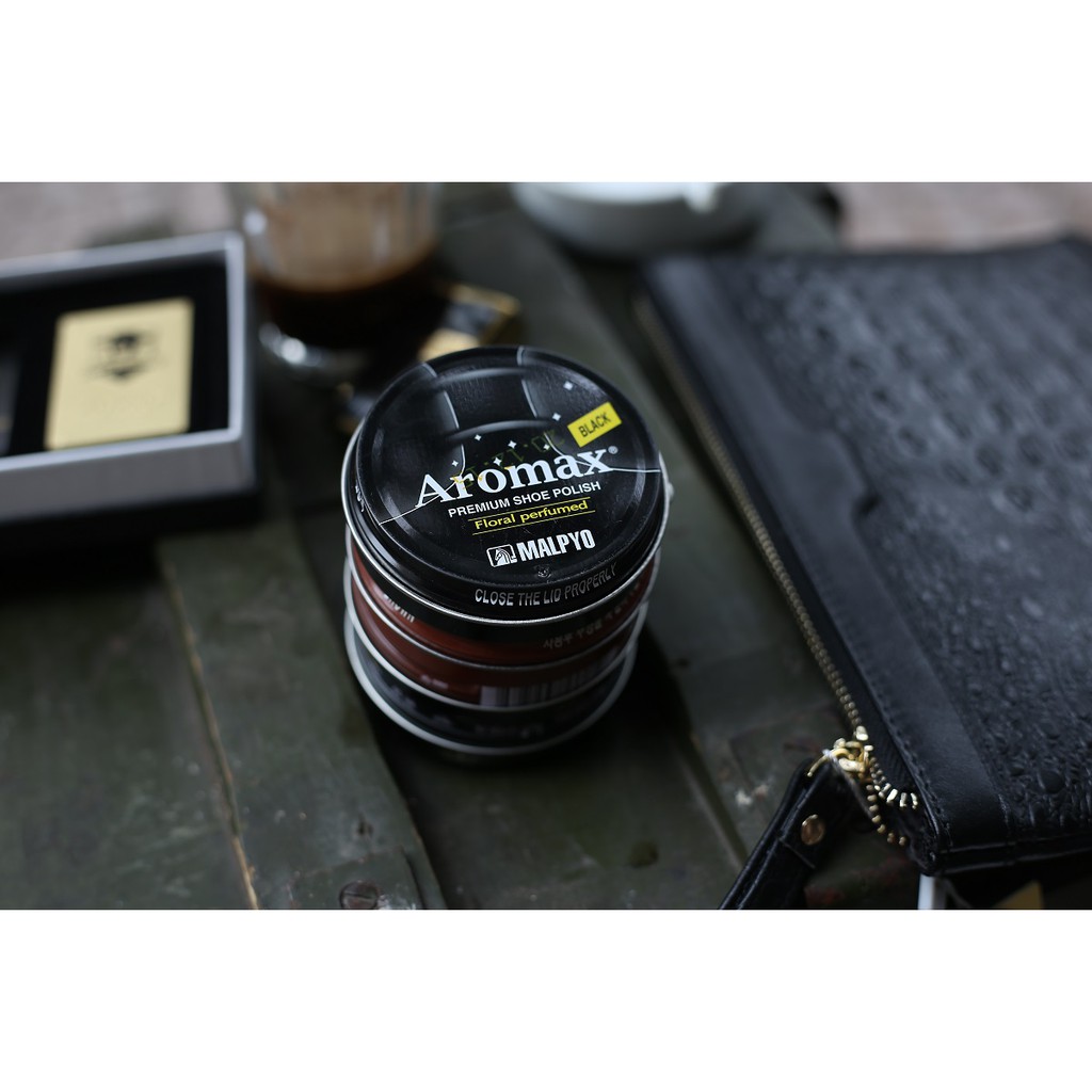 Xi Đánh Giày Hàn Quốc Aromax Màu Đen và Nâu