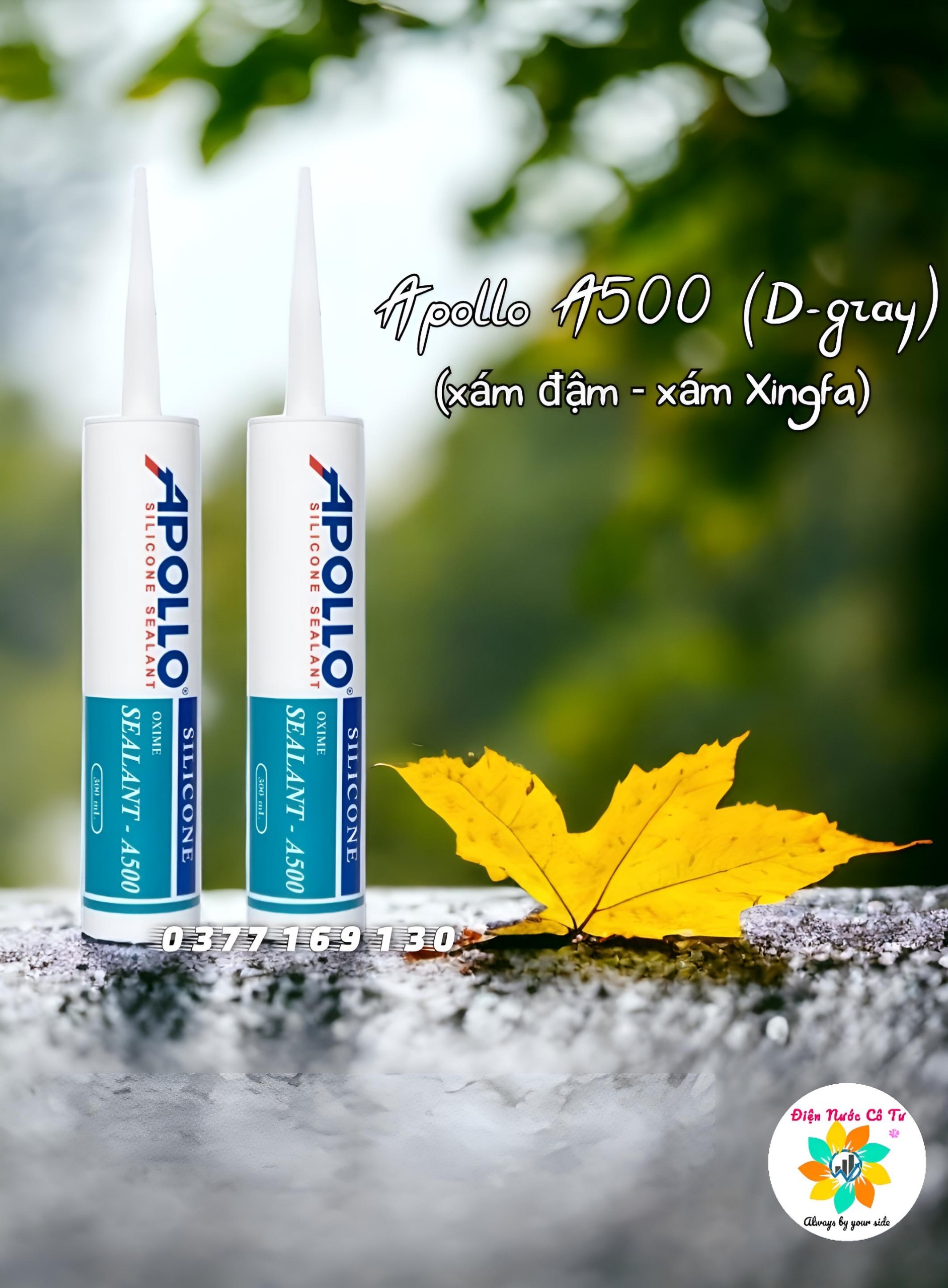 Keo Silicone Apollo A600 màu trắng sữa (white)