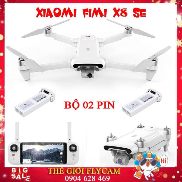 [BỘ 02 PIN] Flycam] Flycam Xiaomi Fimi X8 SE Gấp Gọn, Gimbal Trống Rung 3 Trục, Quay Phim 4K, Tầm xa 5KM, Thời Gian Hoạt Động 33 Phút ( Máy bay chụp ảnh FlycamF11, Xiaomi. fimi A3. mi drone 4k, hubsan zino, mavic air, dji spark)