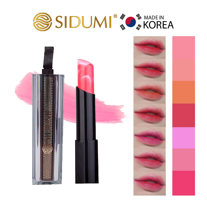 Son dưỡng môi 3d sáp ong cao cấp sidumi - sidumi glow tint one lipstick